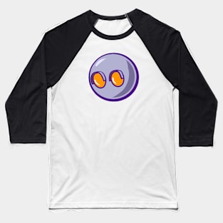 Robot looks downward Baseball T-Shirt